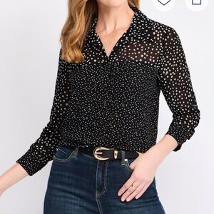 Les Serein Idene Sheer Blouse